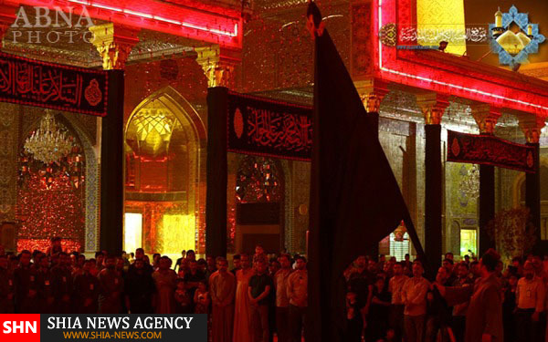 کاظمین سیاه‌پوش عزای شهادت حضرت امام جواد(ع)