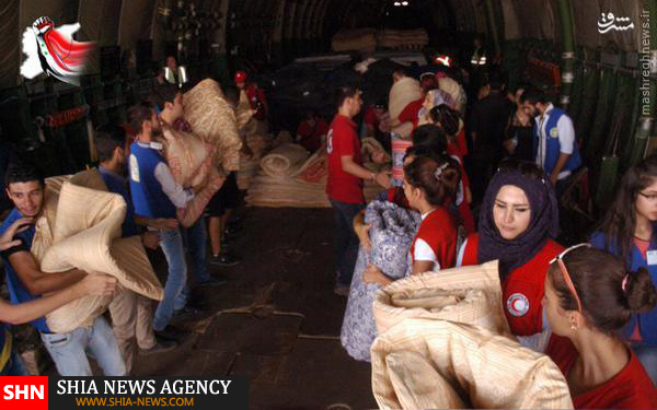 کمک‌های انسان دوستانه روسیه به سوریه + تصاویر