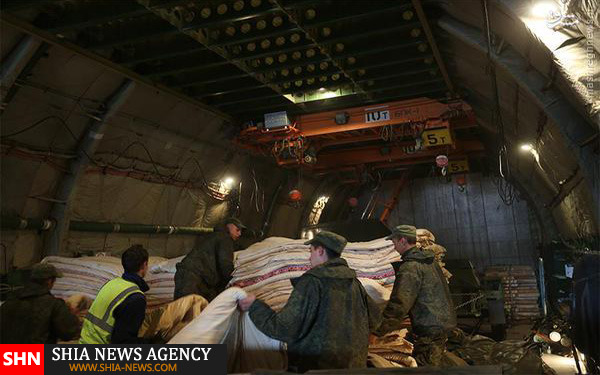 کمک‌های انسان دوستانه روسیه به سوریه + تصاویر