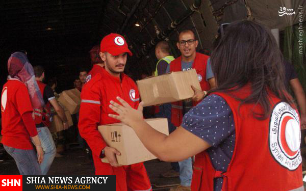کمک‌های انسان دوستانه روسیه به سوریه + تصاویر