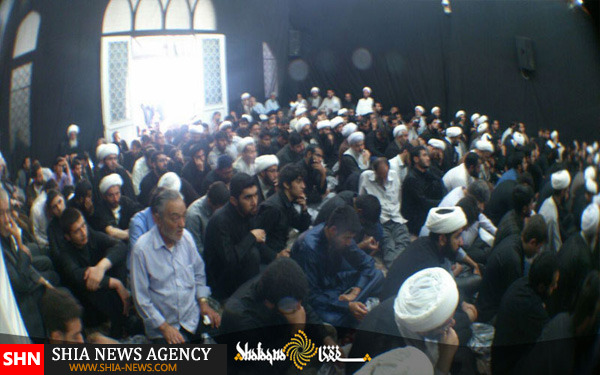 مراسم عزاداری سالروز شهادت امام جواد (ع) در بیت آیت الله وحیدخراسانی
