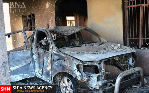 تصاویر انهدام مخفی‌گاه داعش در غرب سامراء