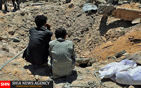 تصاویر حمله جنگنده های رژیم سعودی به مناطق مسکونی در یمن