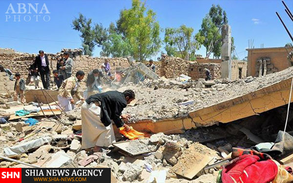 تصاویر حمله جنگنده های رژیم سعودی به مناطق مسکونی در یمن