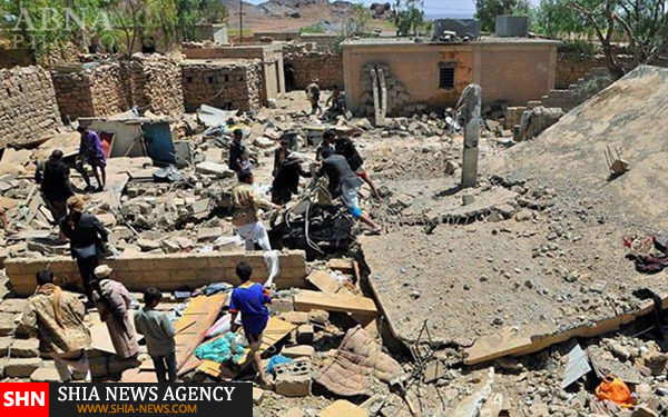 تصاویر حمله جنگنده های رژیم سعودی به مناطق مسکونی در یمن
