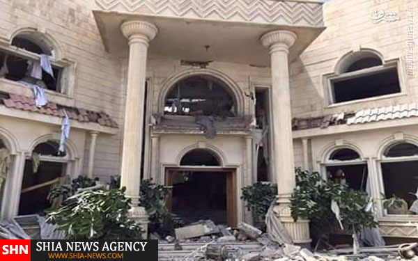 بمباران سفارت عمان در صنعا+تصاویر