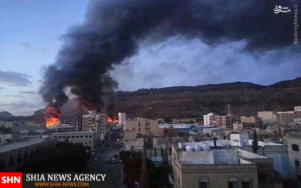 بمباران سفارت عمان در صنعا+تصاویر