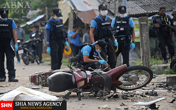 وقوع انفجارهای تروریستی در استان مسلمان نشین تایلند+ تصویر