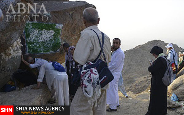 تصاویر حضور حجاج در غار ثور