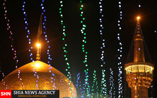 تصاویر چراغانی حرم مطهر امام رضا (ع) تصاویر چراغانی حرم مطهر امام رضا (ع)