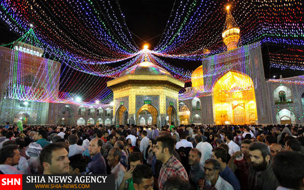 تصاویر چراغانی حرم مطهر امام رضا (ع) تصاویر چراغانی حرم مطهر امام رضا (ع)
