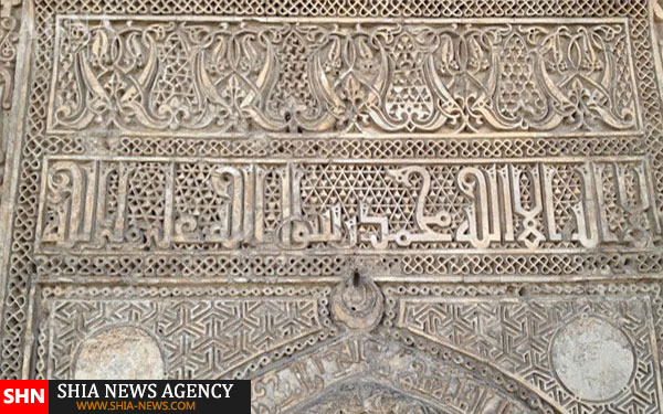 عبارت علی ولی الله در مسجد تاریخی مصر + تصاویر