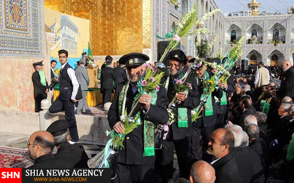 تصاویر نقاره نوازی در سالروز ولادت امام رضا (ع) تصاویر نقاره نوازی در سالروز ولادت امام رضا (ع)