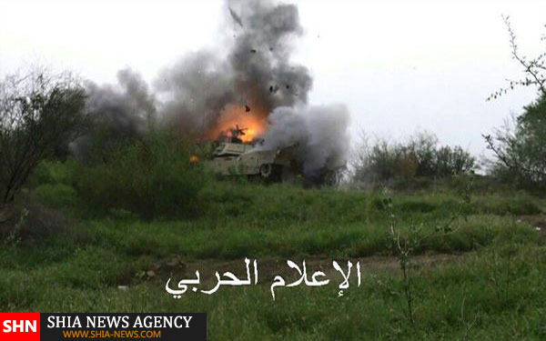 تسخیر ستون زرهی ارتش سعودی+ تصویر