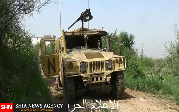 تسخیر ستون زرهی ارتش سعودی+ تصویر