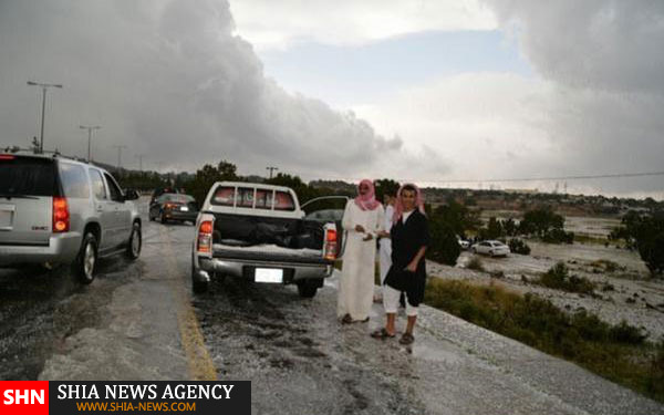 تصاویر باران در حرم امن الهی