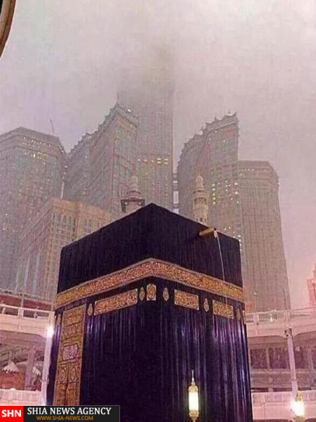 تصاویر باران در حرم امن الهی