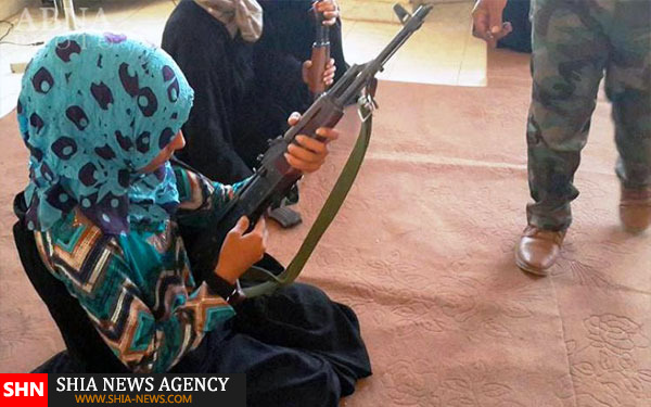 شیرزنان شیعه نظامی+ تصاویر