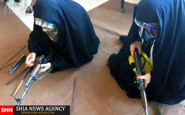 شیرزنان شیعه نظامی+ تصاویر