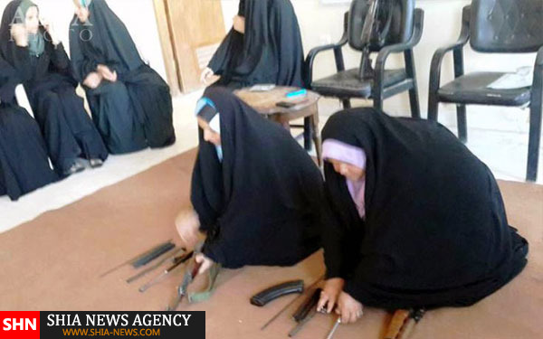 شیرزنان شیعه نظامی+ تصاویر