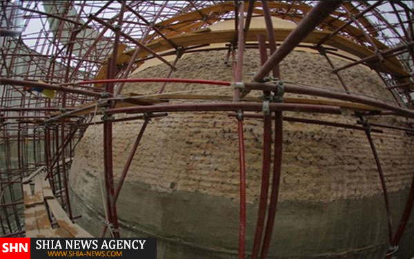 گنبد نجف از دید زائران غیب شد! +تصاویر