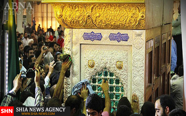 رونمایی از دو نیم ضریح مقام علمدار در خیمه‌گاه