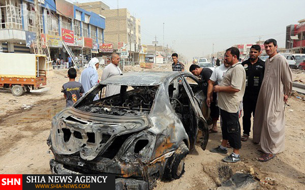 انفجار سه خودروی بمب گذاری شده در سه منطقه عراق + تصاویر