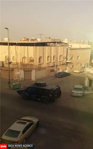 یورش خودروهای زرهی آل سعود به منطقه شیعه نشین العوامیه+ تصویر