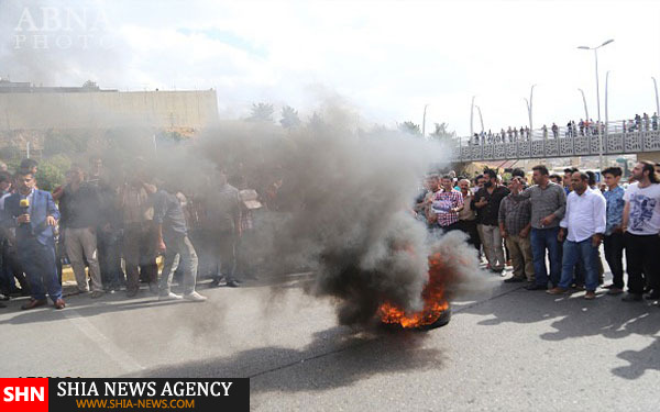 تظاهرات سلیمانیە بە خشونت کشیدە شد + تصاویر