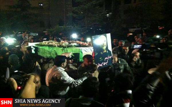 تصاویری از ورود پیکر شهید سردار حسین همدانی به کشور تصاویری از ورود پیکر شهید سردار حسین همدانی به کشور
