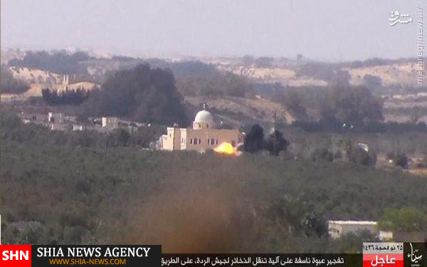 انهدام زرهی ارتش مصر در سینا + تصاویر