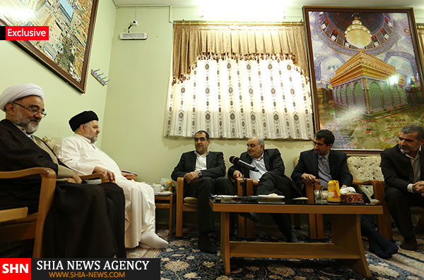 دیدار وزیر بهداشت با نماینده تام الاختیار آیت الله سیستانی