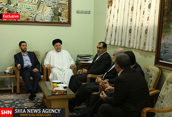 دیدار وزیر بهداشت با نماینده تام الاختیار آیت الله سیستانی