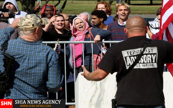 ناکامی اسلام‌ستیزان آمریکایی در برگزاری تظاهرات سراسری علیه مساجد + عکس