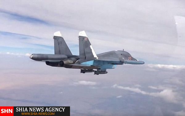 لحظه برخورد موشک روسی با پایگاه داعش+ تصاویر