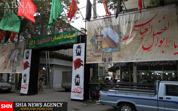 تصاویر آماده سازی هیئت های عزاداری در تهران