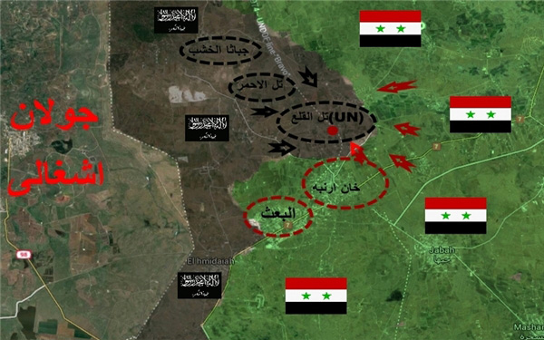 تل‌ UN سوریه آزاد شد اما زنگ در خطر قنیطره