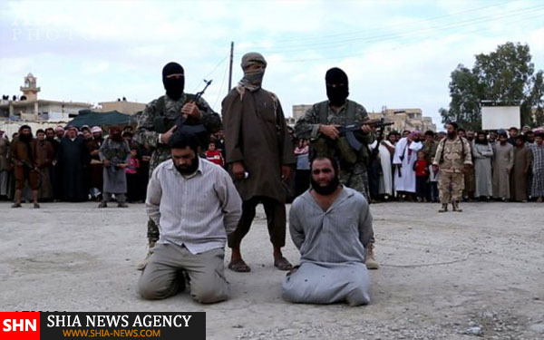 اعدام علنی مردان سوری به دست داعش + تصاویر