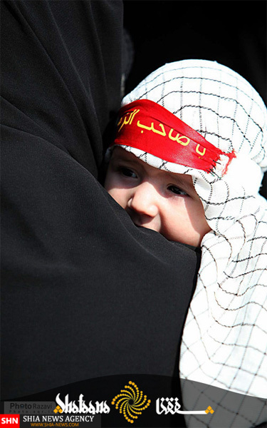 تصاویر هزاران شیرخواره حسینی در حرم رضوی