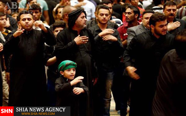 تصاویر مراسم عزاداری حسینی در پایتخت عراق