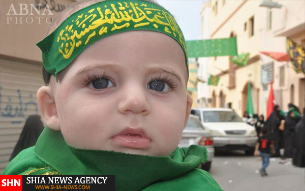 تصاویر مراسم عزای حسینی در جنوسان بحرین