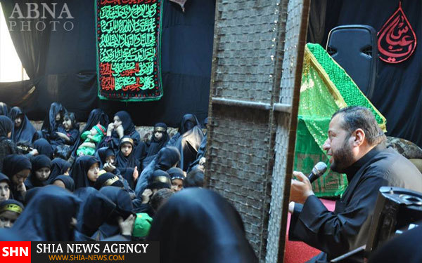 تصاویر مراسم عزای حسینی در جنوسان بحرین