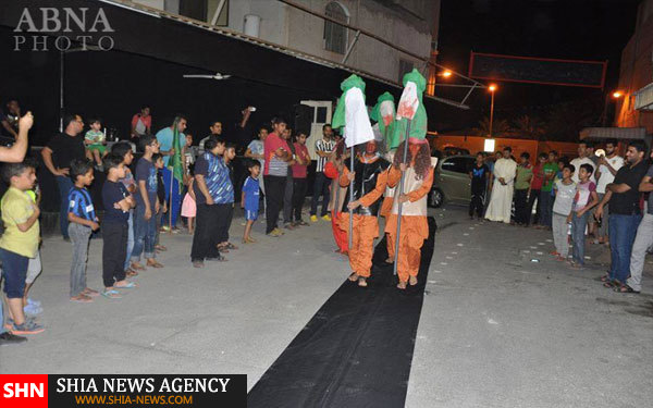تصاویر مراسم عزای حسینی در جنوسان بحرین