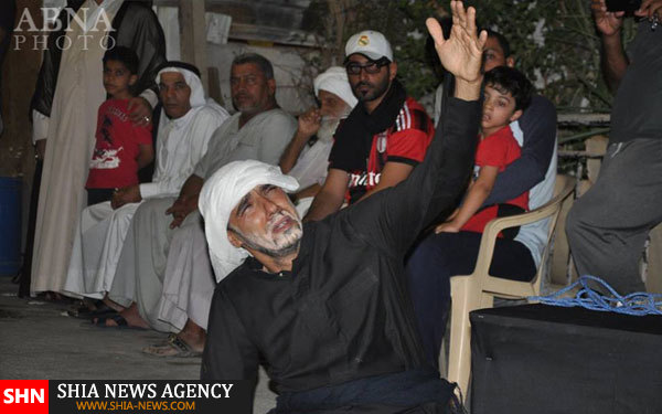 تصاویر مراسم عزای حسینی در جنوسان بحرین
