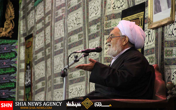 تصاویر مراسم عزای حسینی دفتر آیت الله صافی گلپایگانی