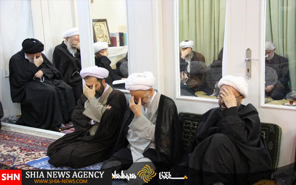 تصاویر مراسم عزای حسینی دفتر آیت الله صافی گلپایگانی