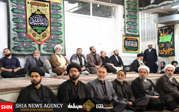 تصاویر مراسم عزای حسینی دفتر آیت الله صافی گلپایگانی