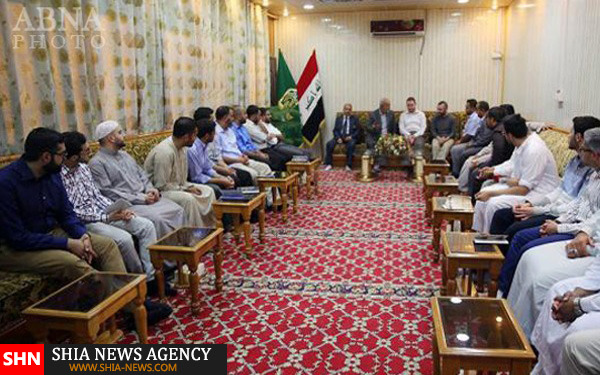 اعضای مؤسسه آمریکایی به زيارت مسجد کوفه مشرف شدند + تصاویر