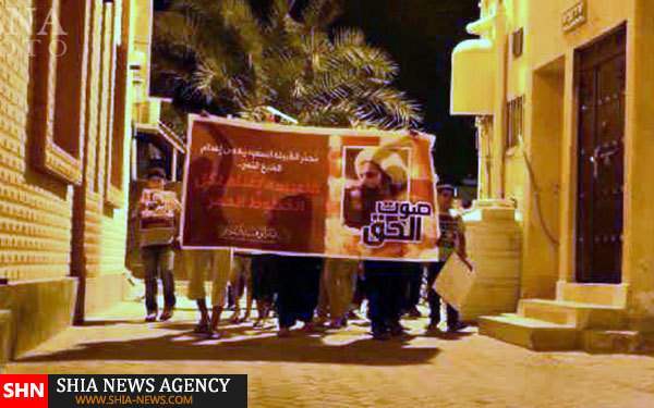 تظاهرات حمایتی از شیخ نمر در 40 نقطه بحرین + تصاویر