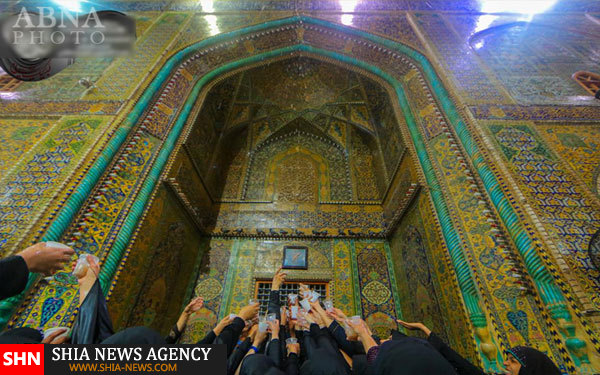 تصاویر بارش شدید باران در حرم امیرالمومنین(ع)